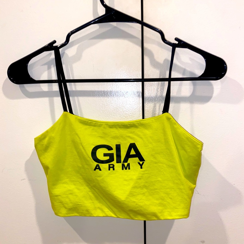 Neon crop top